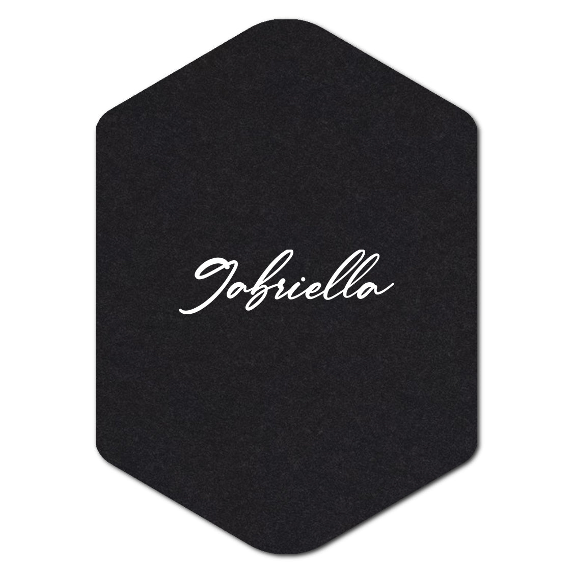 Individually Personalized Wedding Prints on Diecut Cardstock - Shape P4