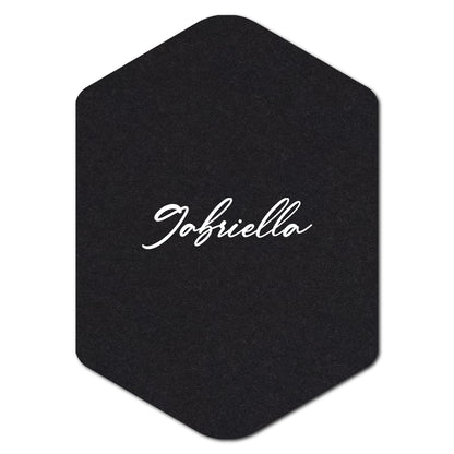 Individually Personalized Wedding Prints on Diecut Cardstock - Shape P4