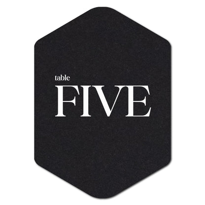 Individually Personalized Wedding Prints on Diecut Cardstock - Shape P4