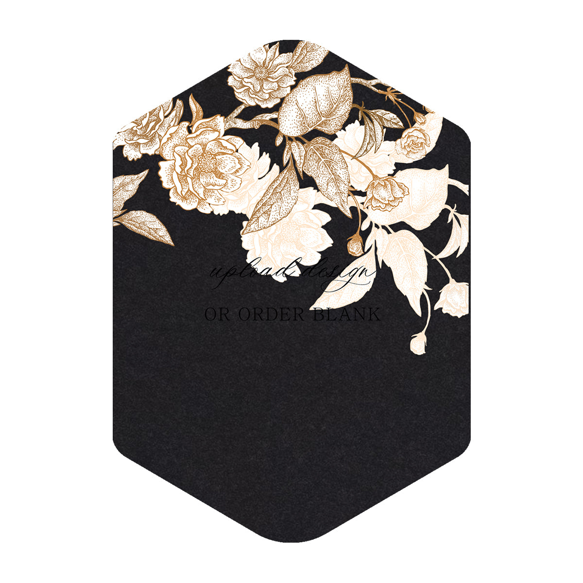 Custom Wedding Prints on Diecut Shaped Cardstock | Shape P4