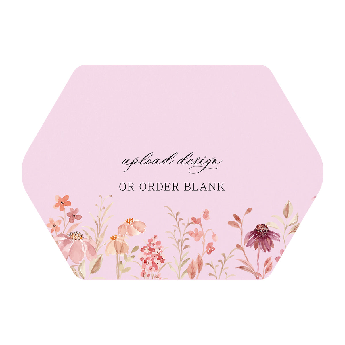 Custom Wedding Prints on Diecut Shaped Cardstock | Shape P4