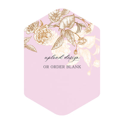 Custom Wedding Prints on Diecut Shaped Cardstock | Shape P4