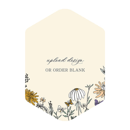 Custom Wedding Prints on Diecut Shaped Cardstock | Shape P4