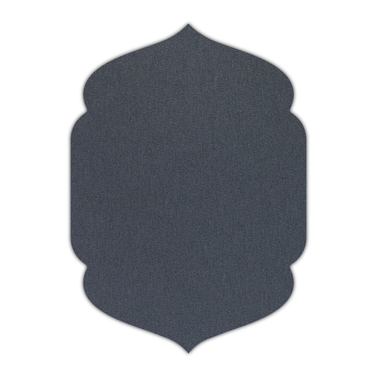 CMYK Print on Shimmer Anthracite Cardstock | Shape P4 | 12" x 18"