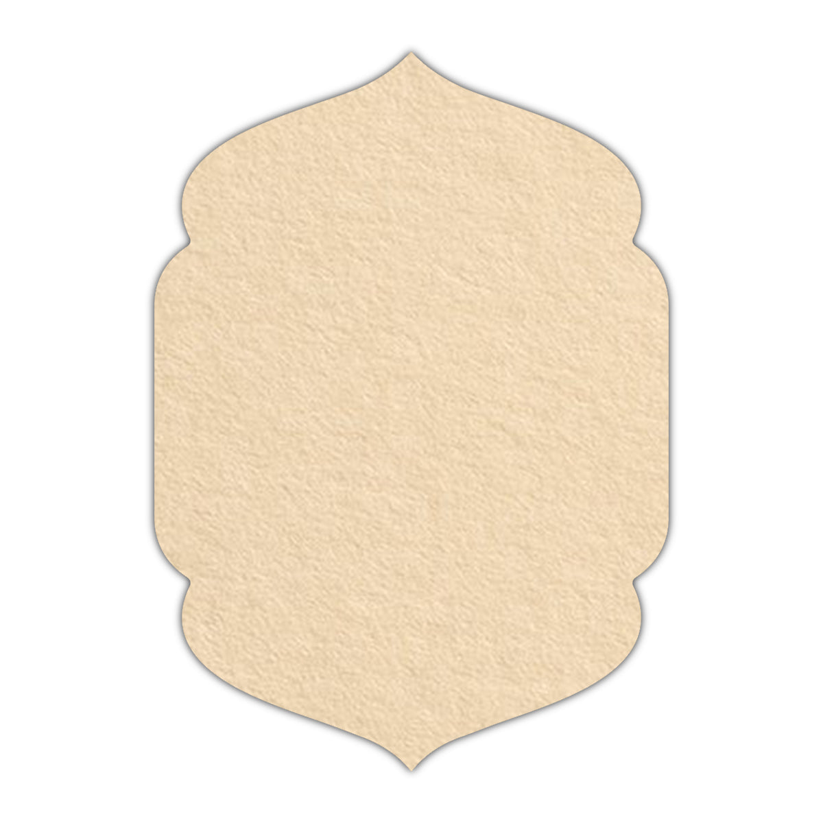 CMYK Print on Antique Ivory Cardstock | Shape P4 | 3.5" x 5"