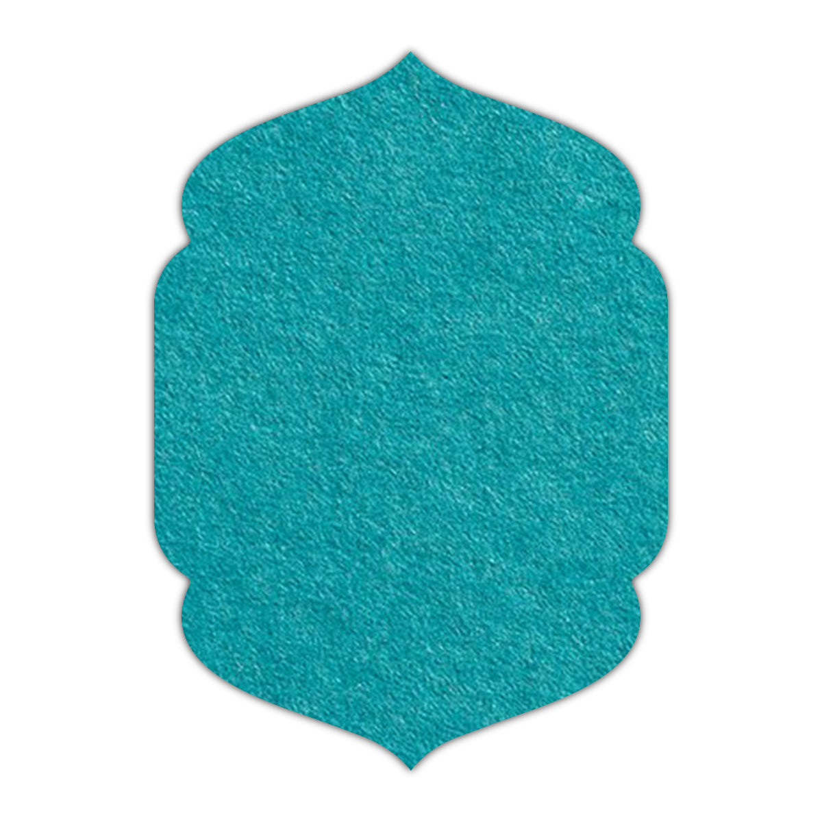 CMYK Print on Aqua Blue Cardstock | Shape P4 | 4.25" x 5.5"