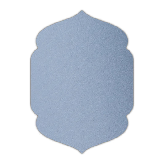 11GLOWZ17 MANGO Print on Azure Blue Cardstock | Shape P4 | 5.5" x 8.5"