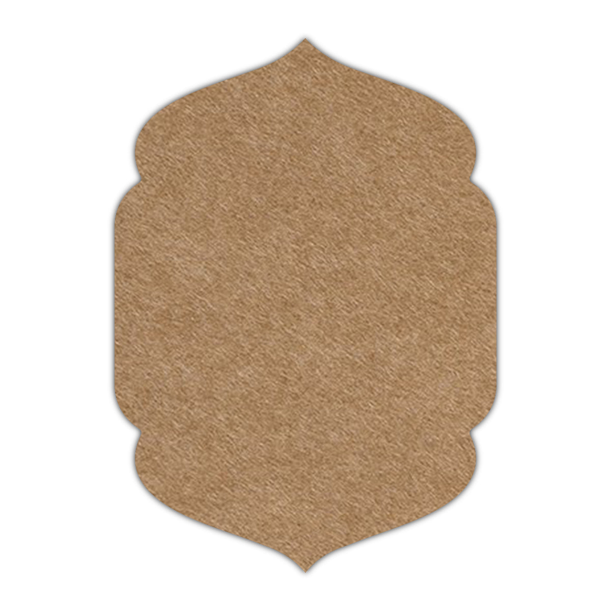CMYK Print on Beach Sand Cardstock | Shape P4 | 12" x 18"