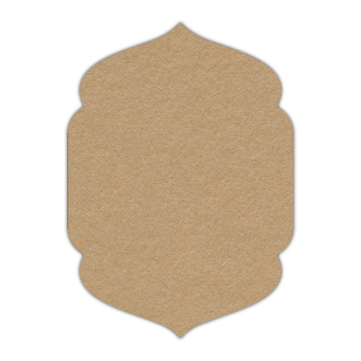 CMYK Print on Camel Cardstock | Shape P4 | 5" x 7"