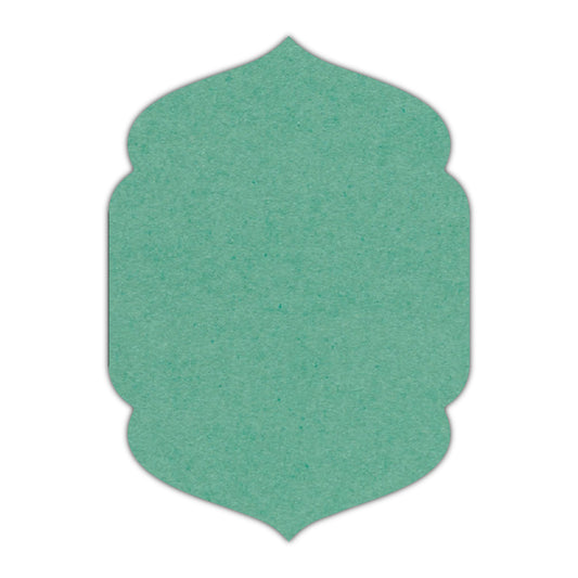 11GLOWZ17 MANGO Print on Caribbean Blue Cardstock | Shape P4 | 5.5" x 8.5"