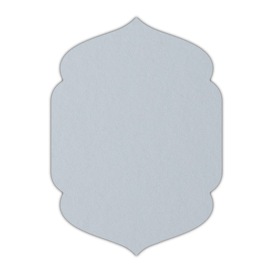 11GLOWZ17 MANGO Print on Cool Blue Cardstock | Shape P4 | 5.5" x 8.5"