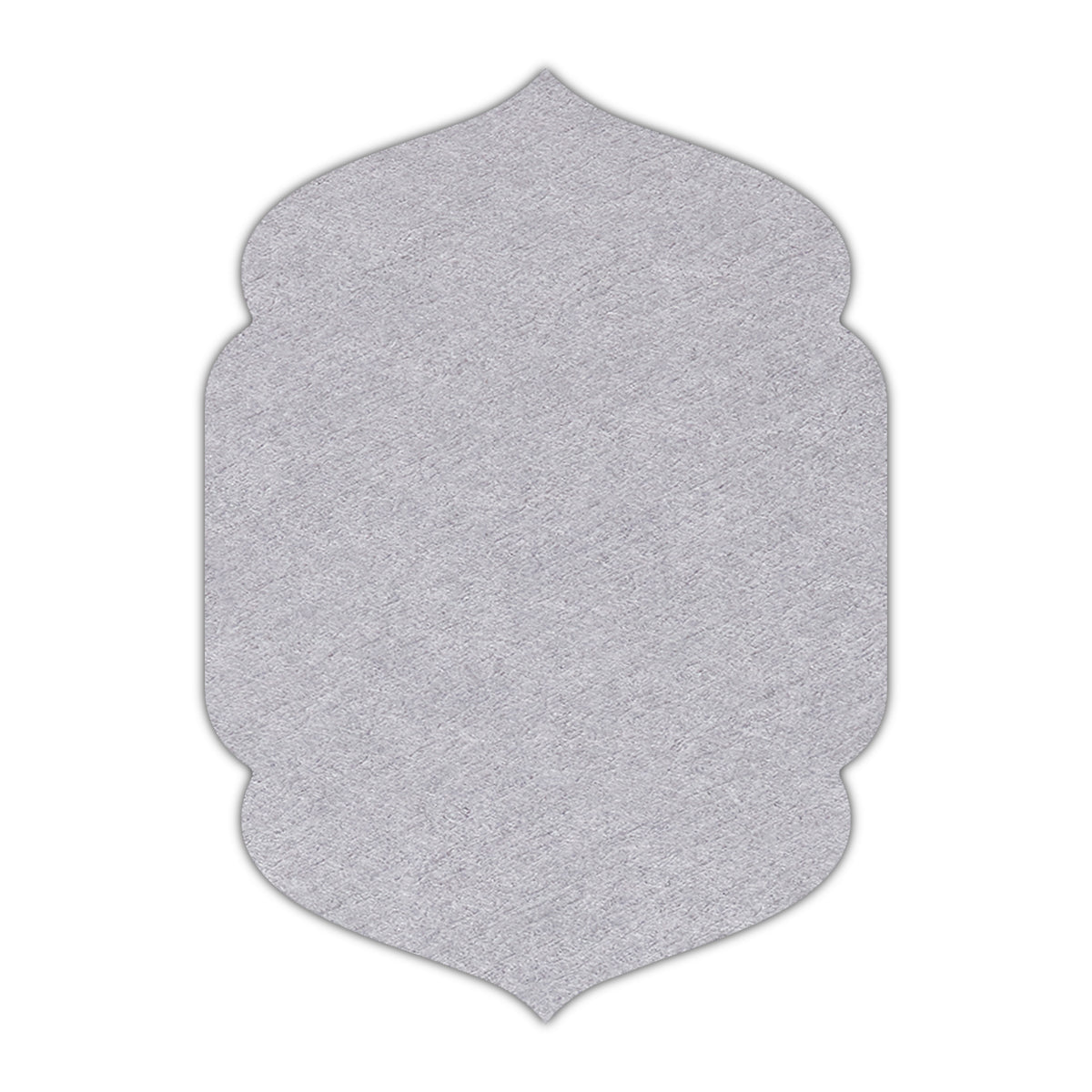 CMYK Print on Cool Grey Cardstock | Shape P4 | 2" x 3.5"