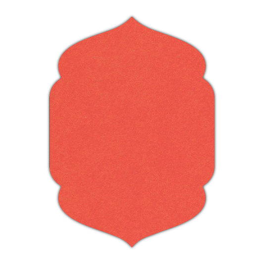 11GLOWZ17 MANGO Print on Coral Cardstock | Shape P4 | 5.5" x 8.5"