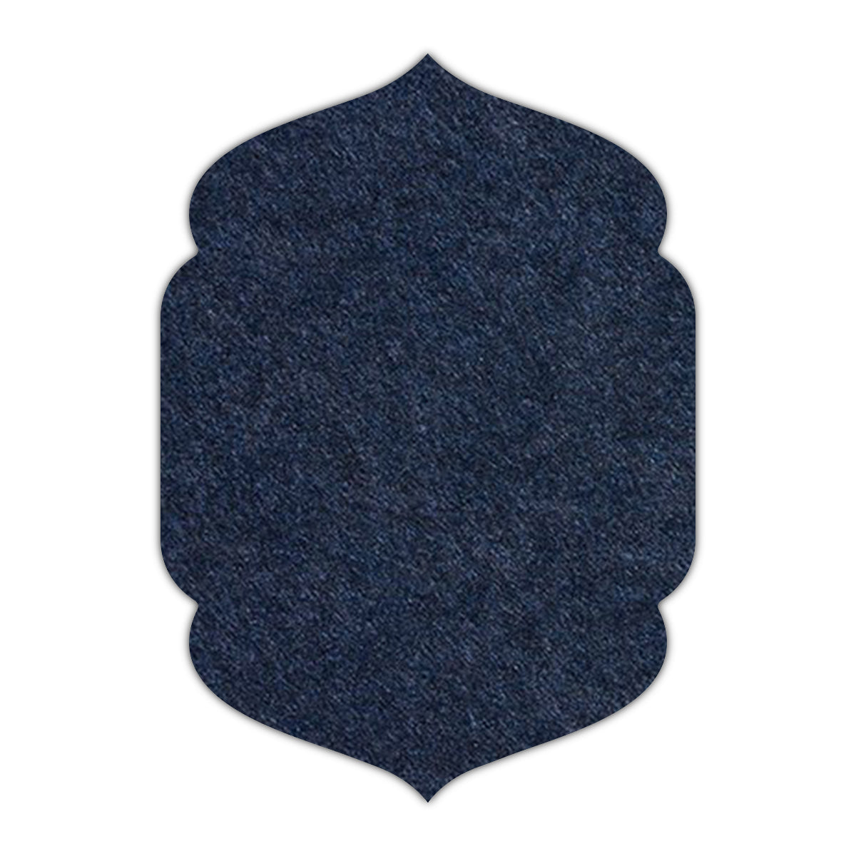 CMYK Print on Dark Navy Blue Cardstock | Shape P4 | 12" x 18"