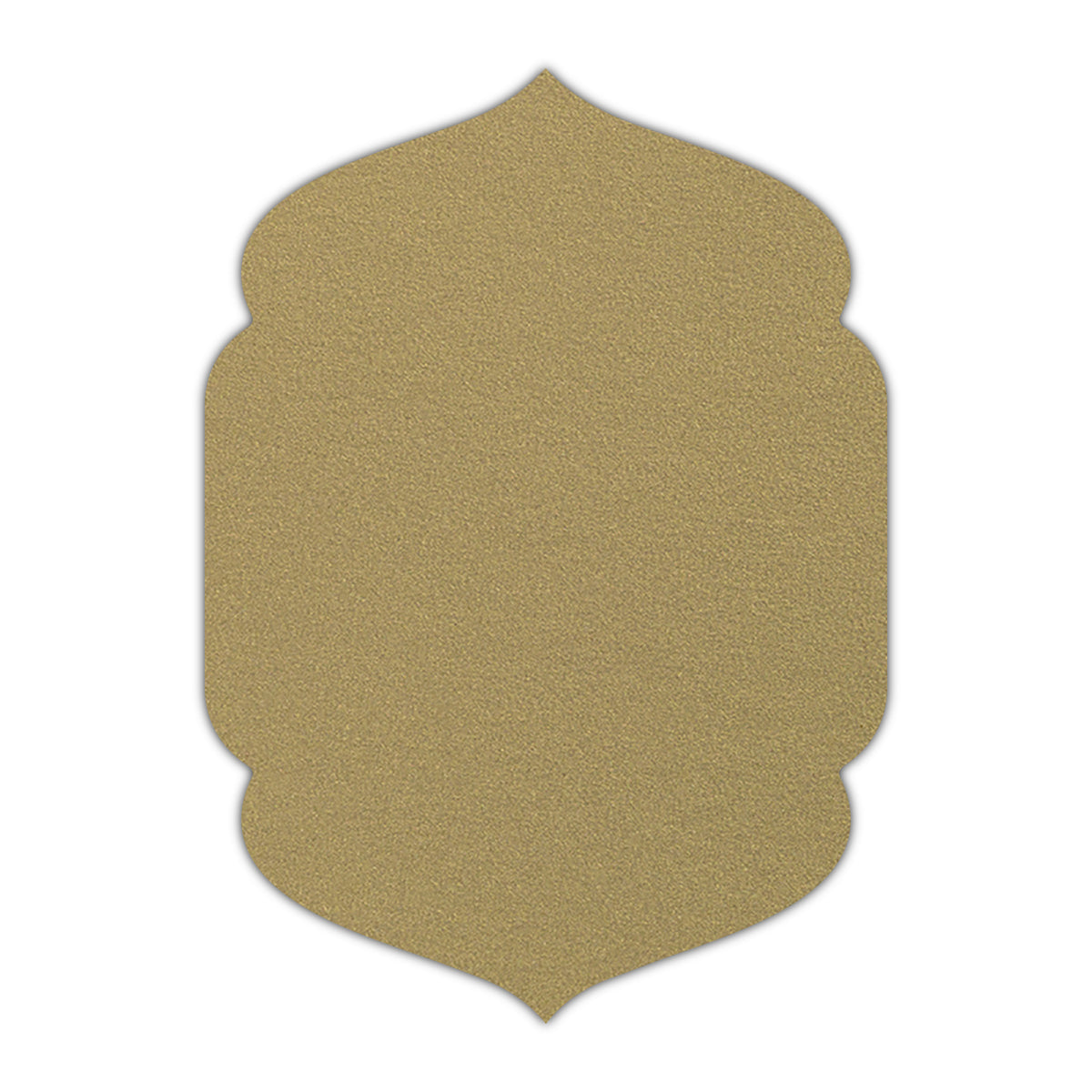 CMYK Print on Shimmer Gold Leaf Cardstock | Shape P4 | 3.5" x 5"