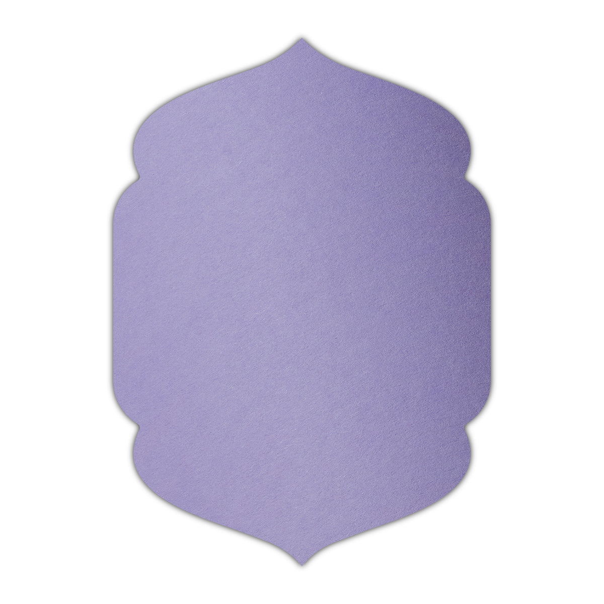 CMYK Print on Lavender Cardstock | Shape P4 | 3" x 5"