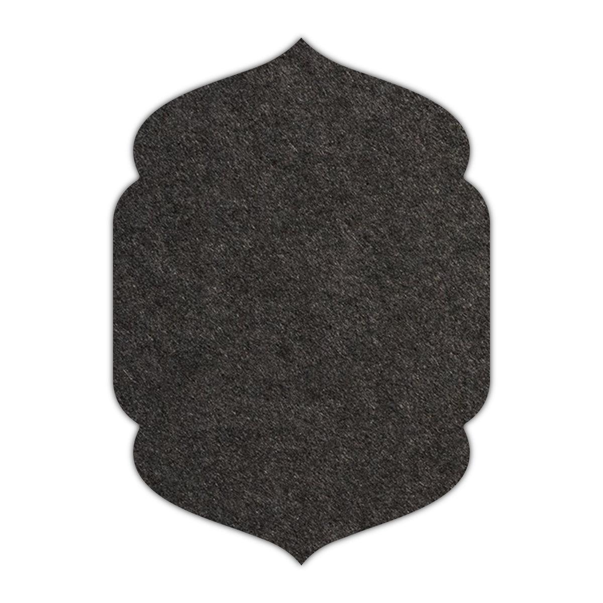 CMYK Print on Licorice Black Cardstock | Shape P4 | 2" x 3.5"