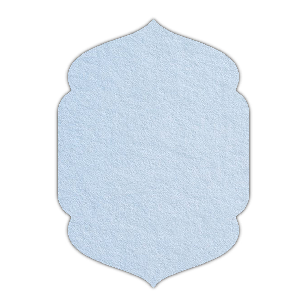 CMYK Print on Light Sky Blue Cardstock | Shape P4 | 12" x 18"