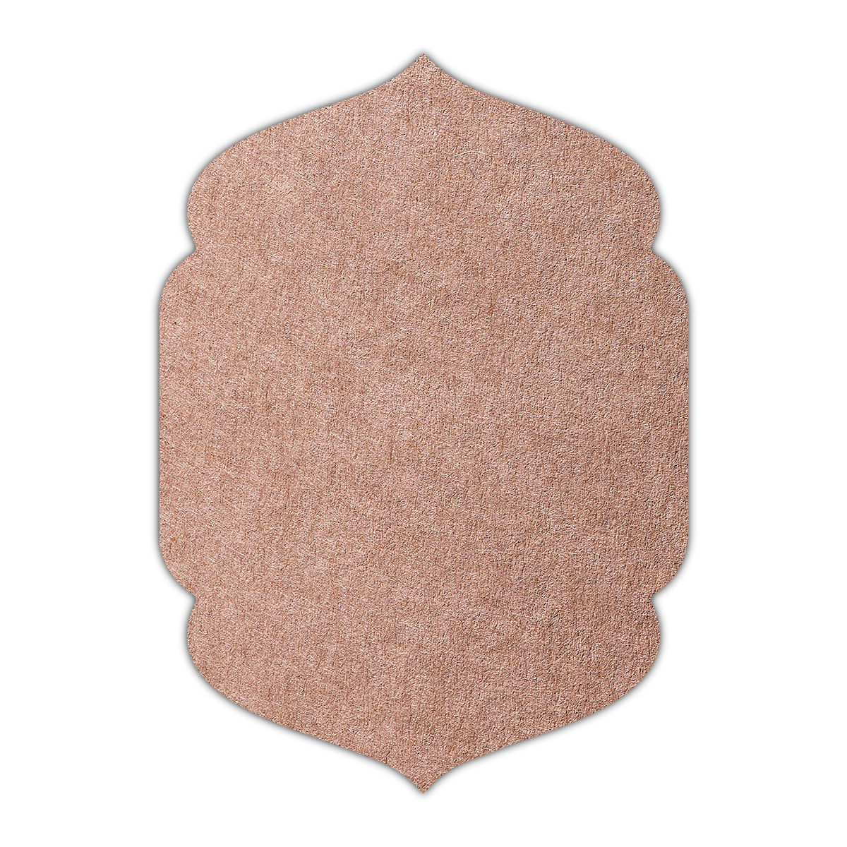 CMYK Print on Nubuck Brown Cardstock | Shape P4 | 8.5" x 11"