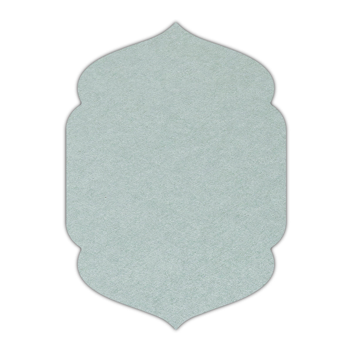 CMYK Print on Powder Green Cardstock | Shape P4 | 8.5" x 11"