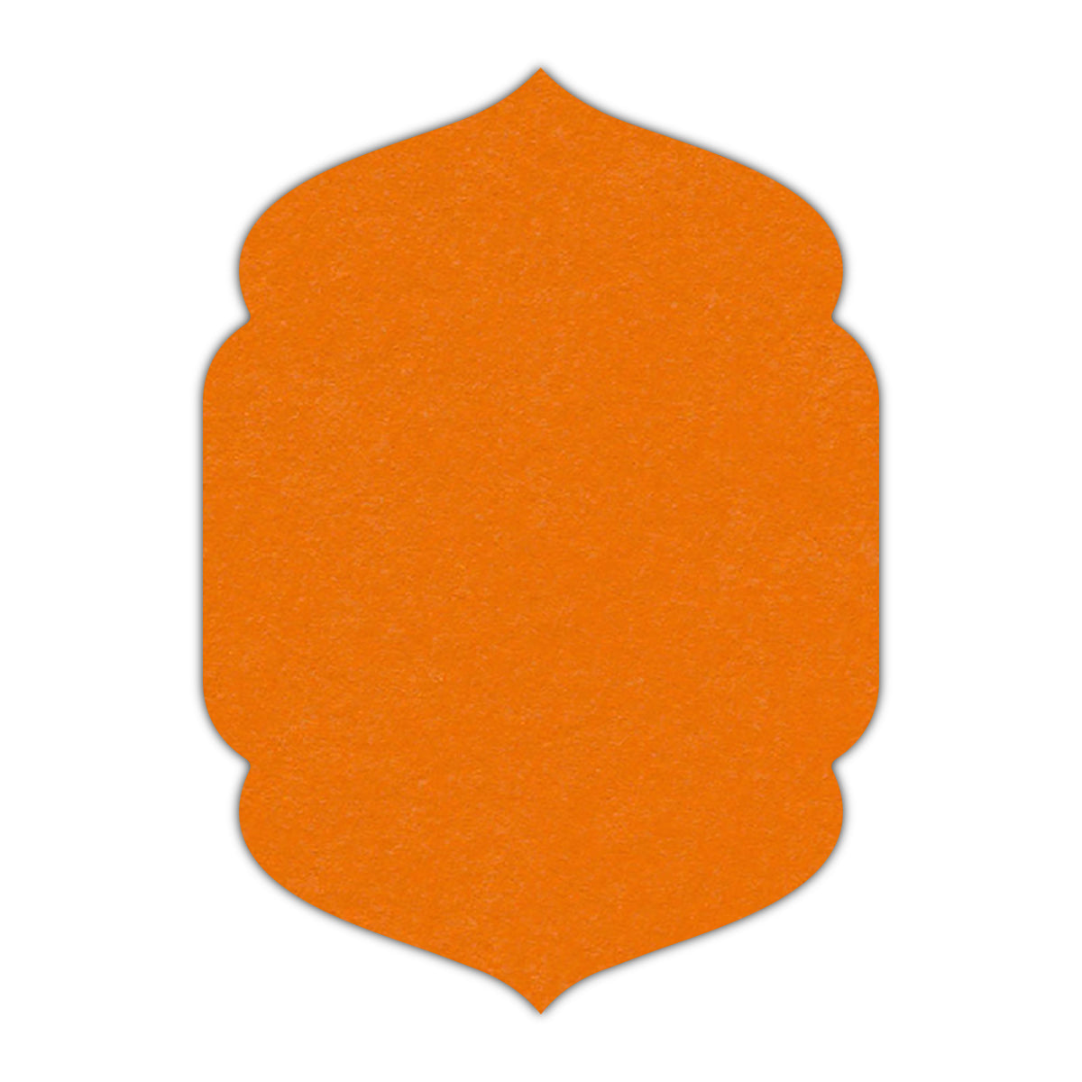 CMYK Print on Pumpkin Cardstock | Shape P4 | 3.5" x 5"