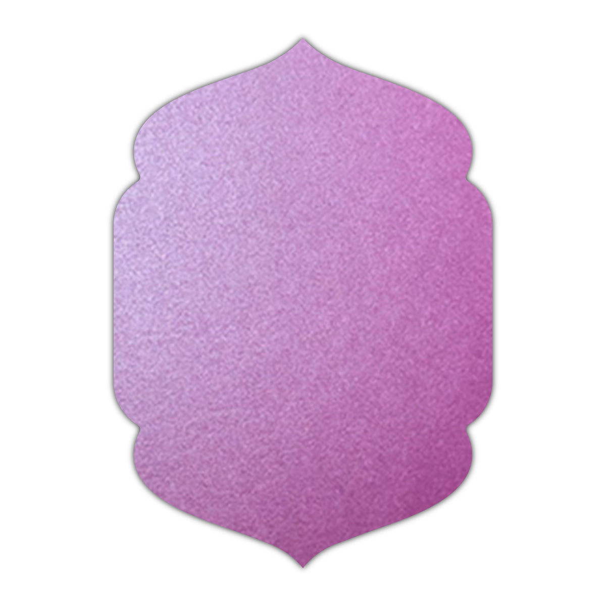 CMYK Print on Shimmer Punch Cardstock | Shape P4 | 3" x 5"