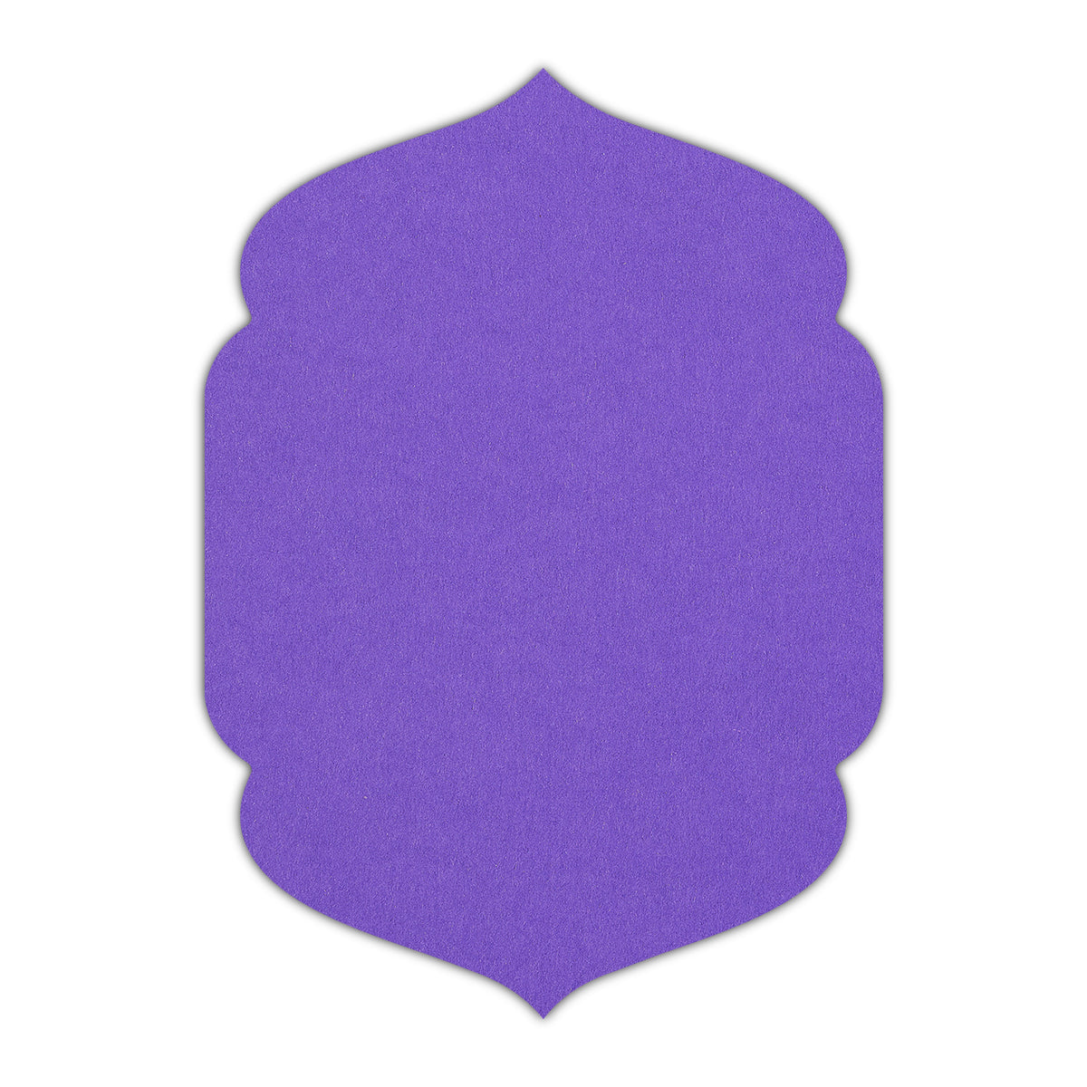 CMYK Print on Purple Cardstock | Shape P4 | 6" x 9"