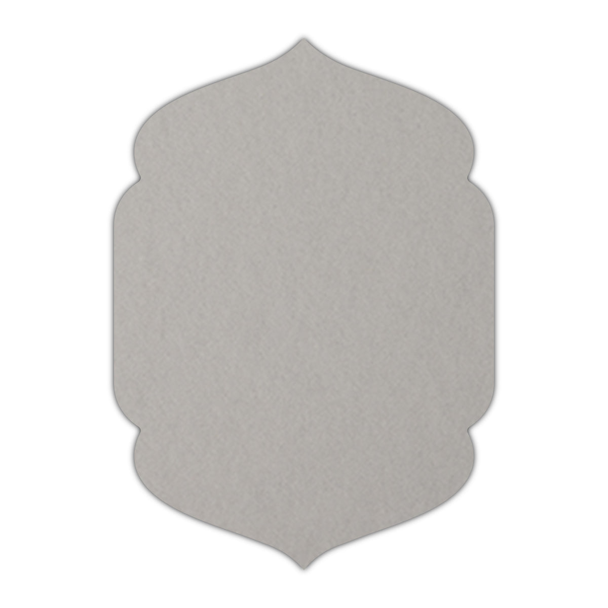 CMYK Print on Real Grey Cardstock | Shape P4 | 12" x 18"