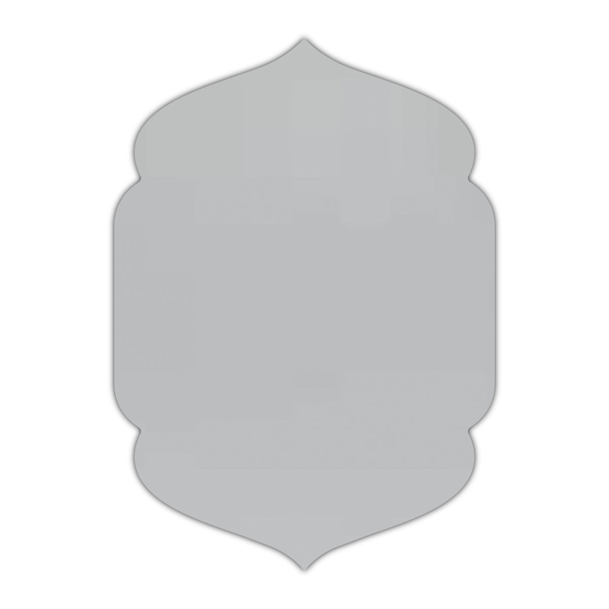 CMYK Print on Shimmer Silver Cardstock | Shape P4 | 3.5" x 5"