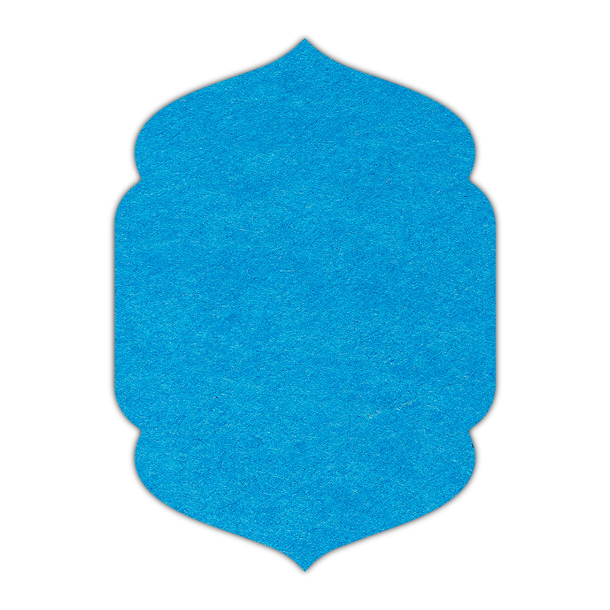 CMYK Print on Tabriz Blue Cardstock | Shape P4 | 5.5" x 8.5"