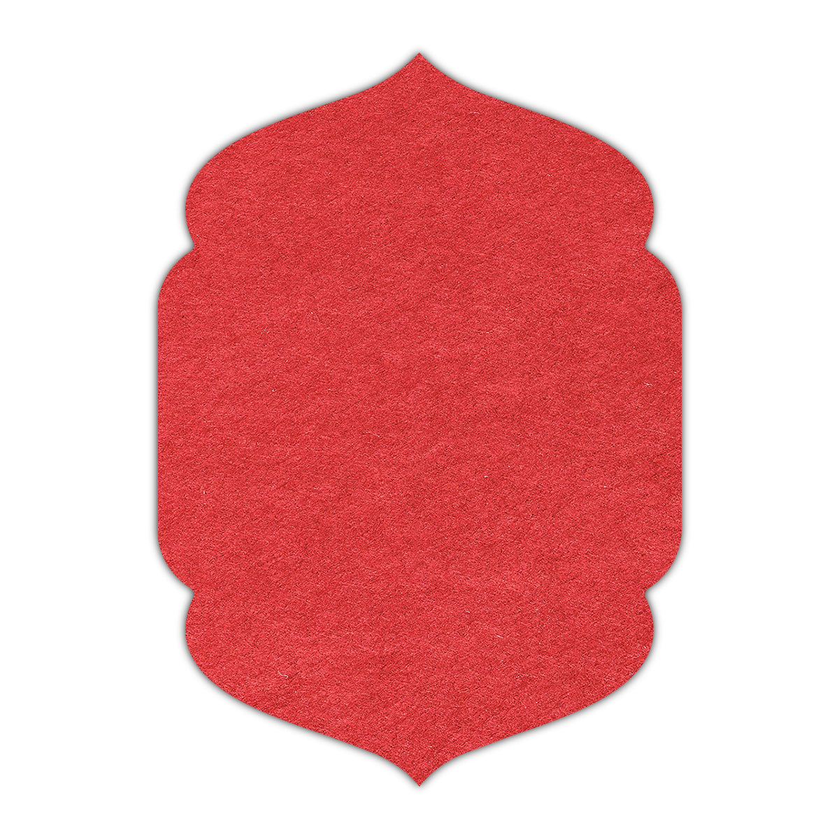 CMYK Print on Vermilion Cardstock | Shape P4 | 3.5" x 5"