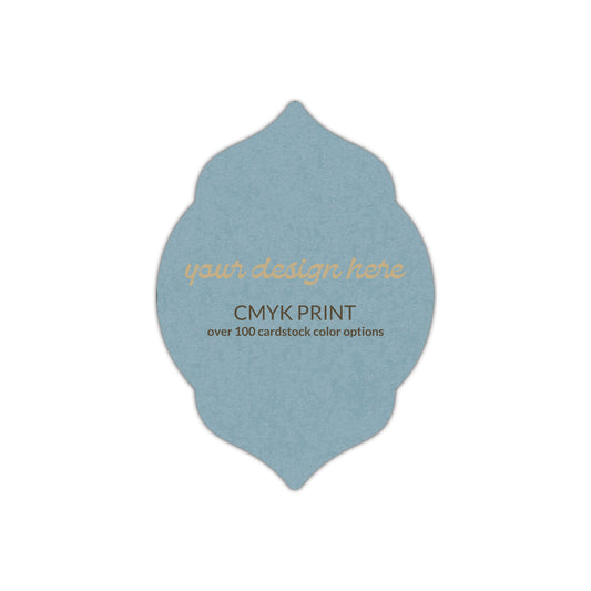 Shape P5 Diecut Card | CMYK Print | 12" x 18"
