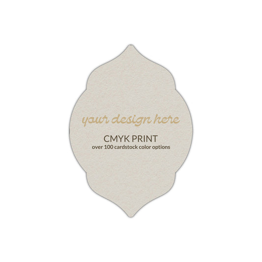 Shape P5 Diecut Card | CMYK Print | 11" x 14"