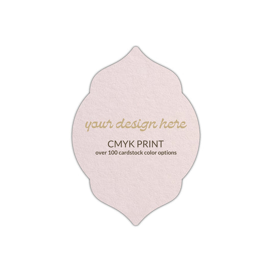 Shape P5 Diecut Card | CMYK Print | 2.5" x 3.5"