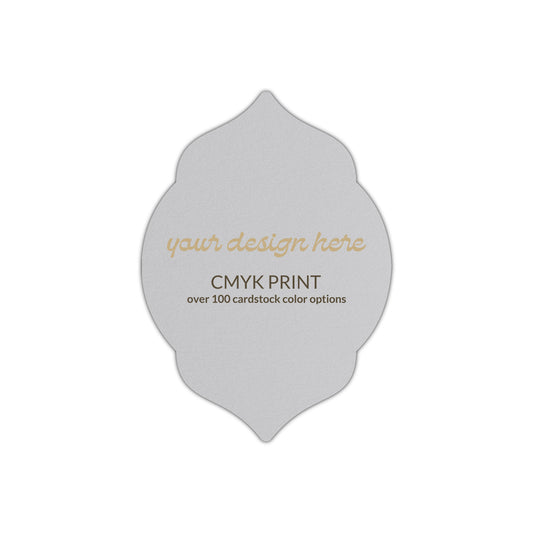 Shape P5 Diecut Card | CMYK Print | 2" x 3.5"
