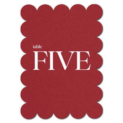 Individually Personalized Wedding Prints on Diecut Cardstock - Shape P50