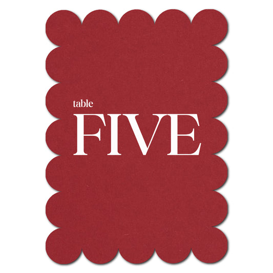 Individually Personalized Wedding Prints on Diecut Cardstock - Shape P50