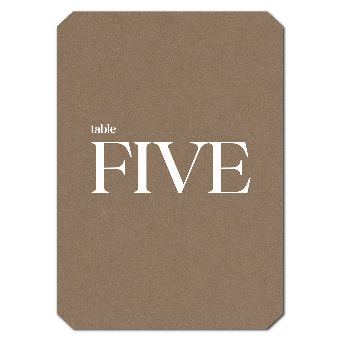 Individually Personalized Wedding Prints on Diecut Cardstock - Shape P53