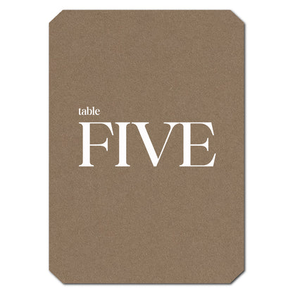 Individually Personalized Wedding Prints on Diecut Cardstock - Shape P53