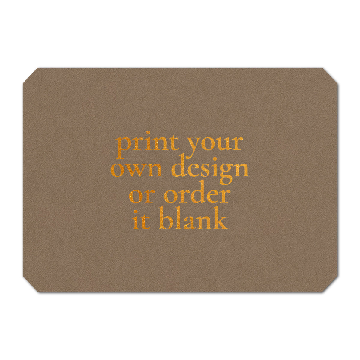 Custom Wedding Prints on Diecut Shaped Cardstock | Shape P53