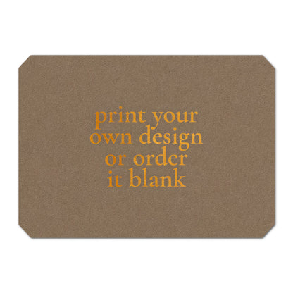 Custom Wedding Prints on Diecut Shaped Cardstock | Shape P53
