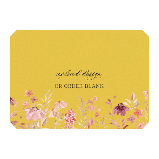 Custom Wedding Prints on Diecut Shaped Cardstock | Shape P53