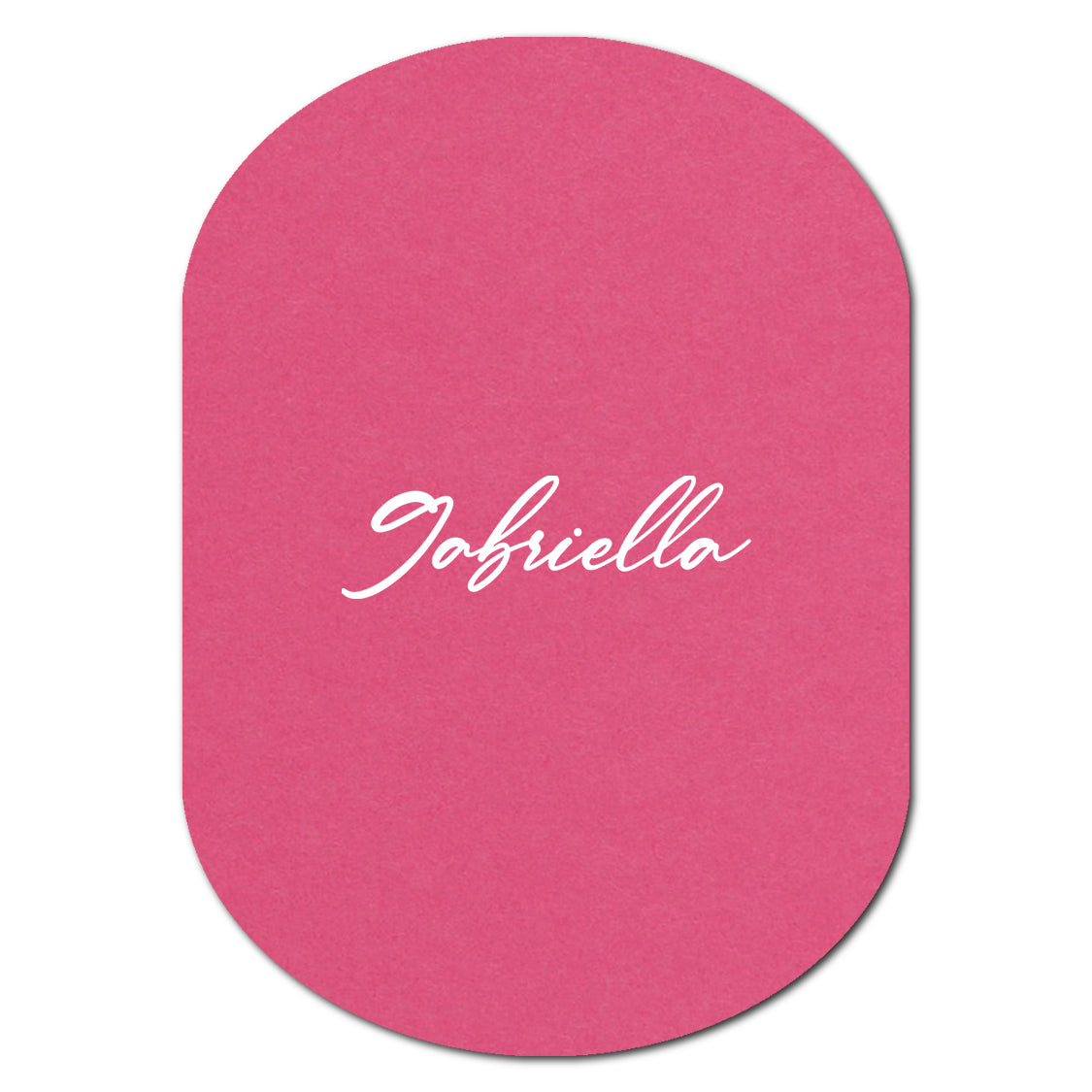 Individually Personalized Wedding Prints on Diecut Cardstock - Shape P54