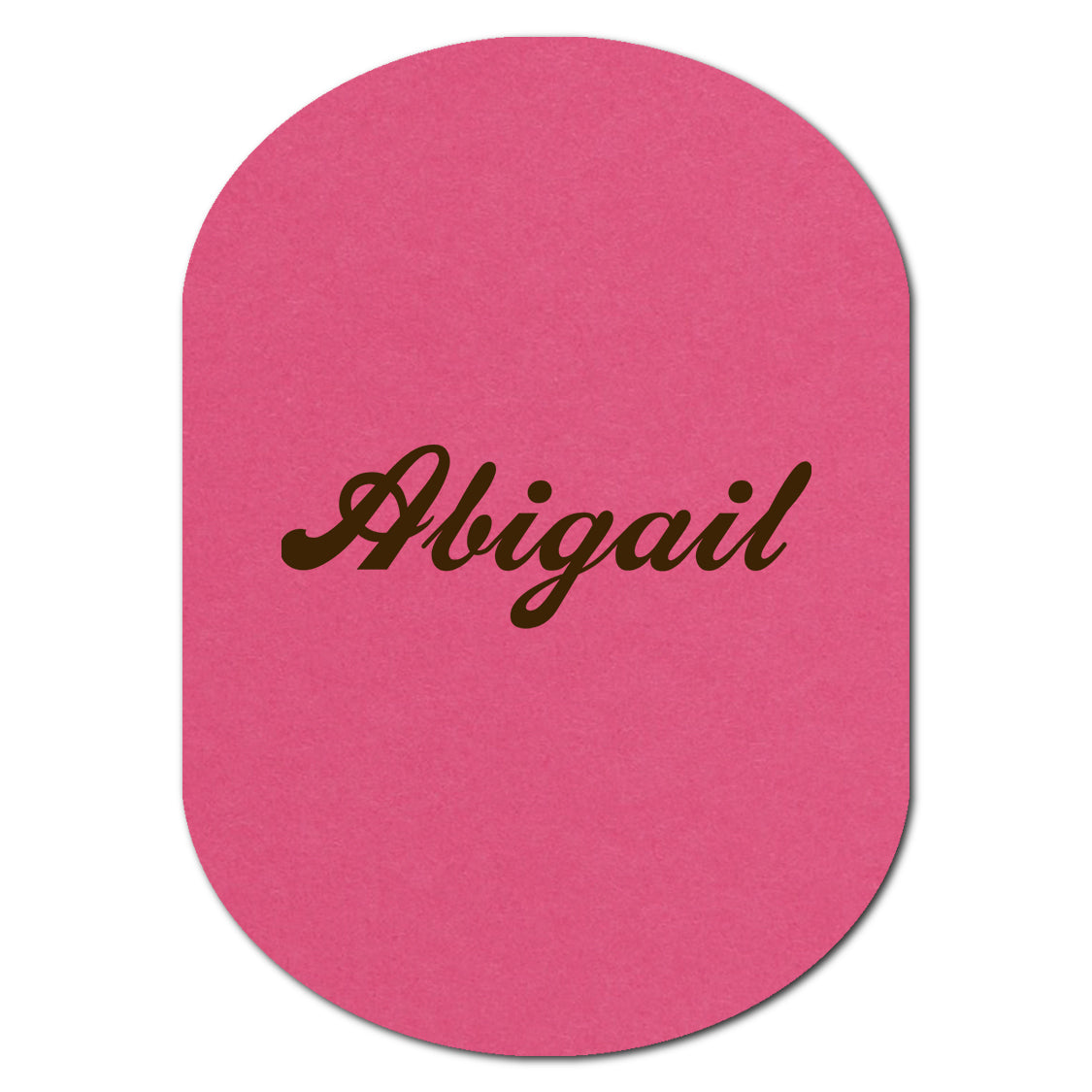 Individually Personalized Wedding Prints on Diecut Cardstock - Shape P54