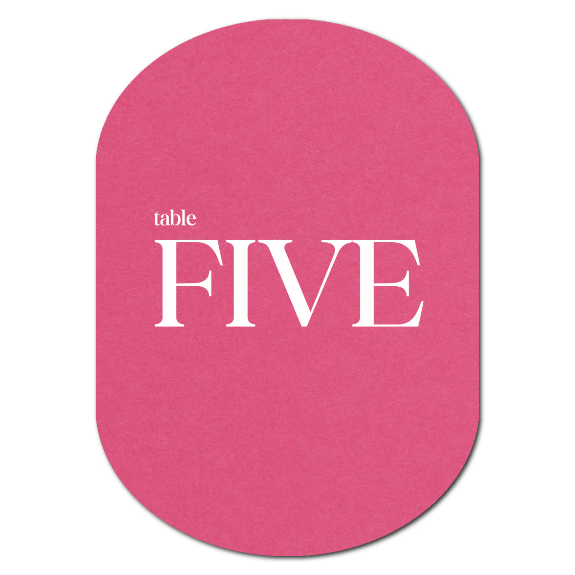 Individually Personalized Wedding Prints on Diecut Cardstock - Shape P54