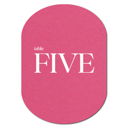 Individually Personalized Wedding Prints on Diecut Cardstock - Shape P54