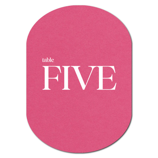 Individually Personalized Wedding Prints on Diecut Cardstock - Shape P54