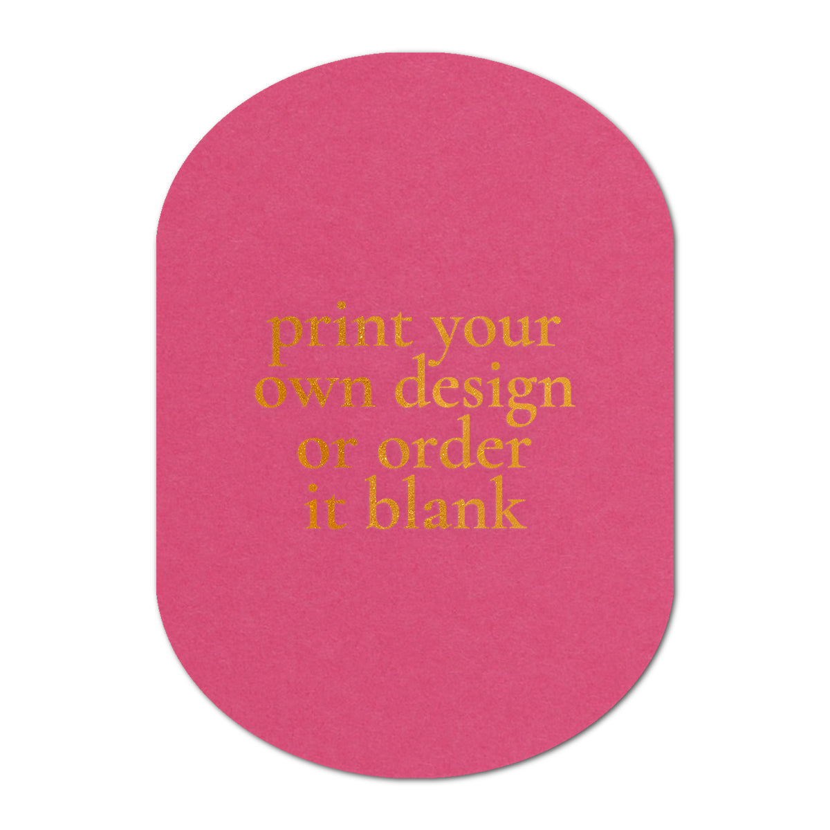 Custom Wedding Prints on Diecut Shaped Cardstock | Shape P54