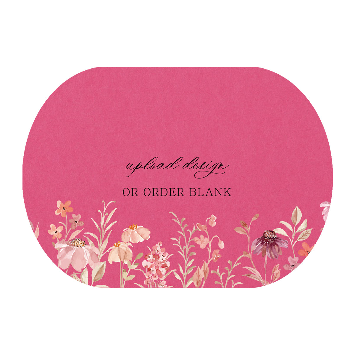 Custom Wedding Prints on Diecut Shaped Cardstock | Shape P54