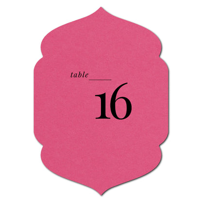 Individually Personalized Wedding Prints on Diecut Cardstock - Shape P5